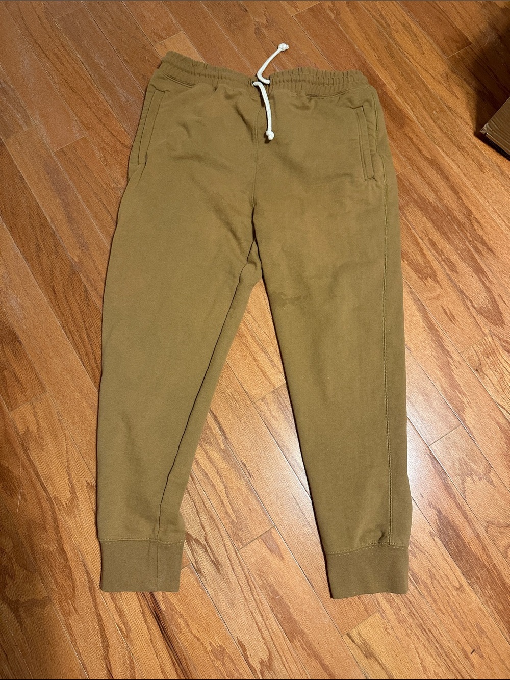 The North Face Brown Men's Jogger Pants with White Drawcord